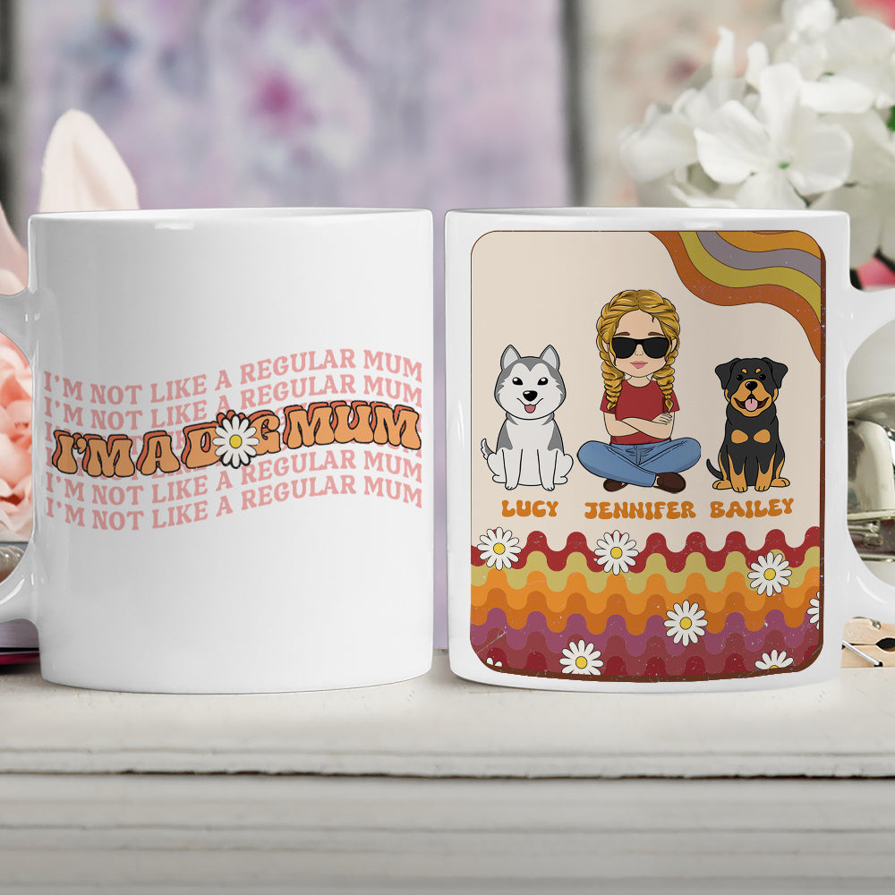 Custom Christmas Birthday Gifts For Dog Lovers • I Am A Dog Mom - Personalized Coffee Mug