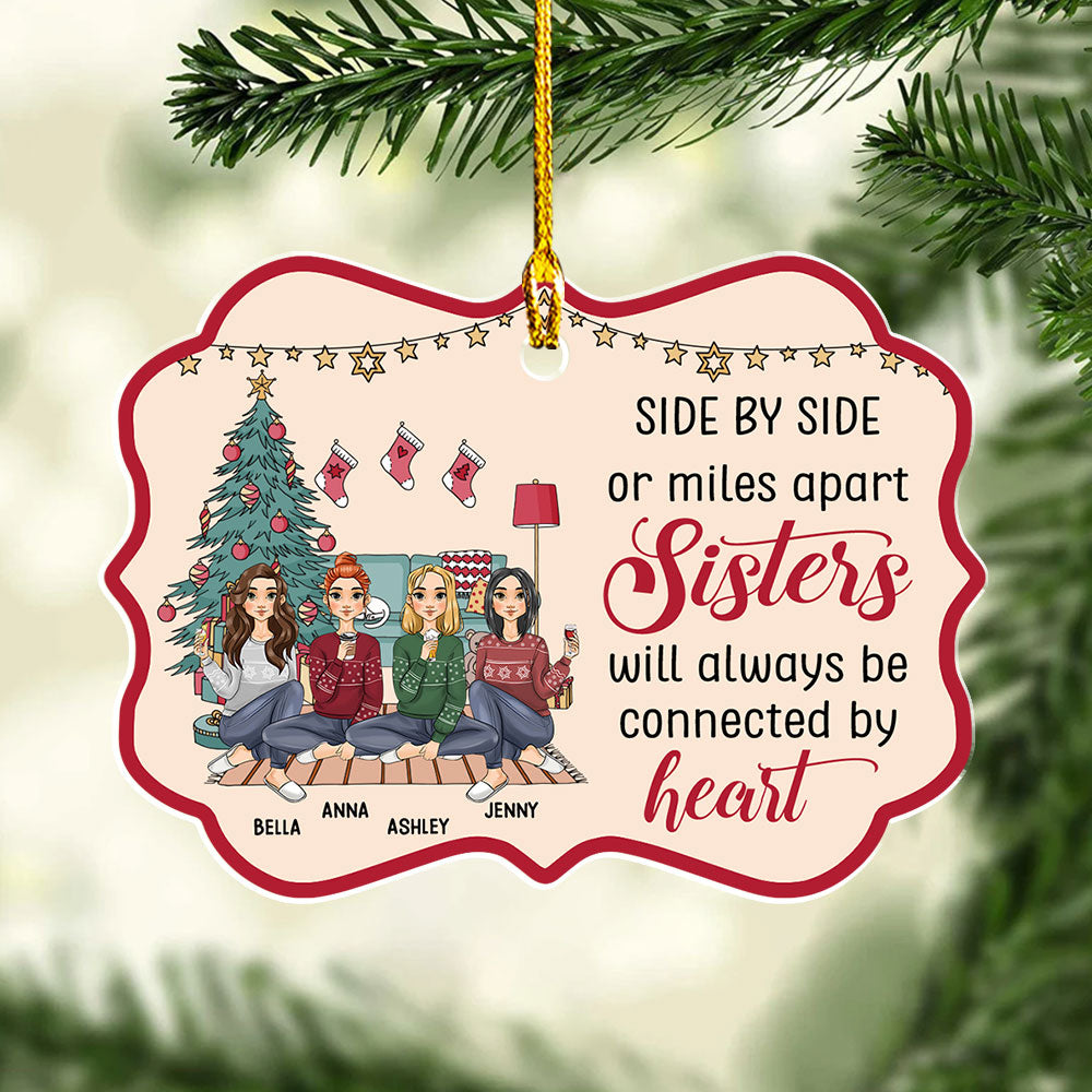 Side By Side - Personalized Acrylic Ornament