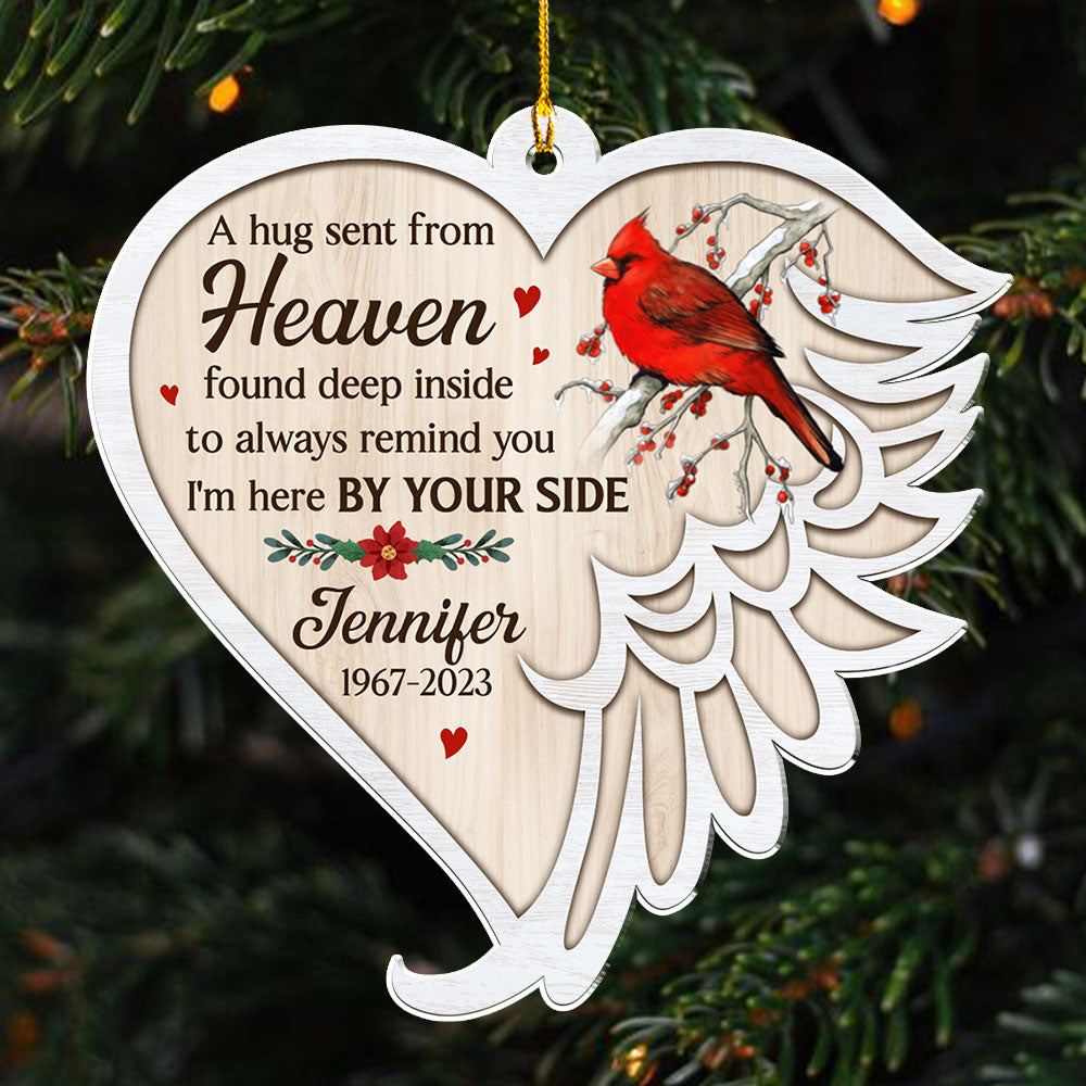 A Hug From Heaven - Personalized Acrylic Ornament