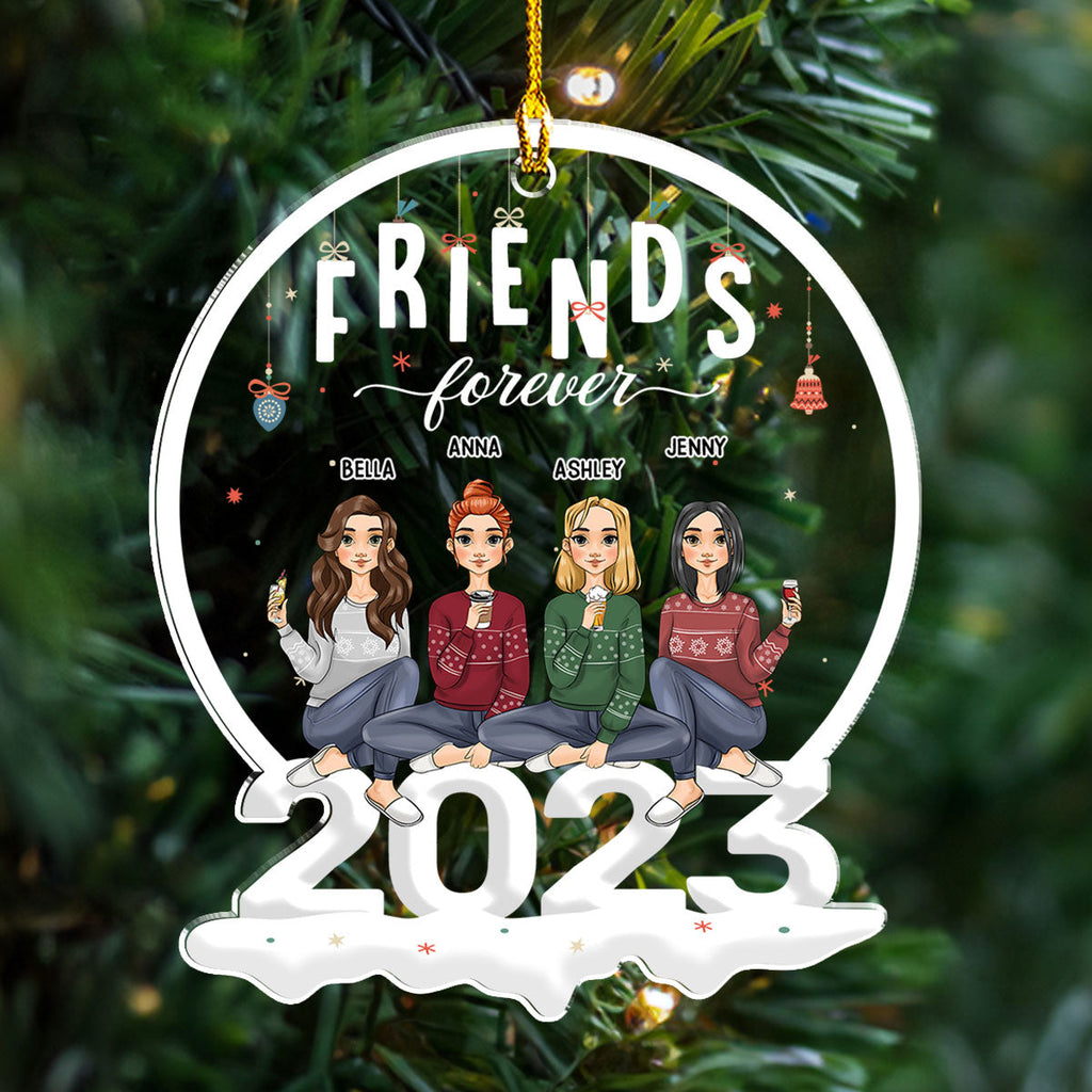 Besties 2023 - Personalized Acrylic Ornament