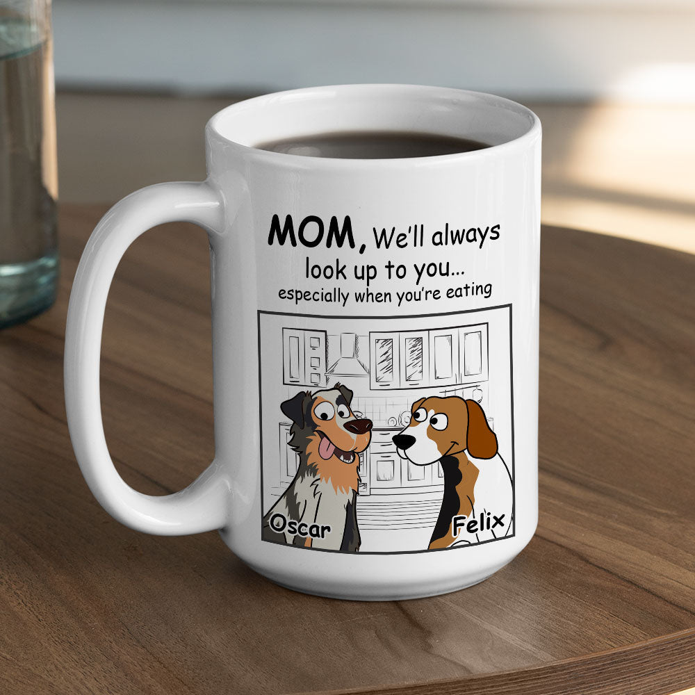 Custom Photo Christmas Birthday Gifts For Dog Lovers • Up To You - Personalized Coffee Mug