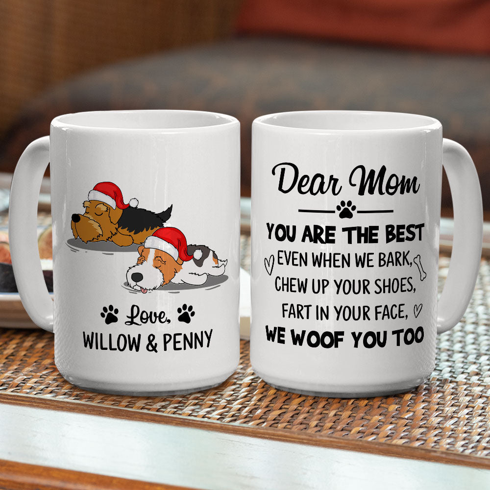 Custom Photo Christmas Birthday Gifts For Dog Lovers • Still Woof Me - Personalized Coffee Mug