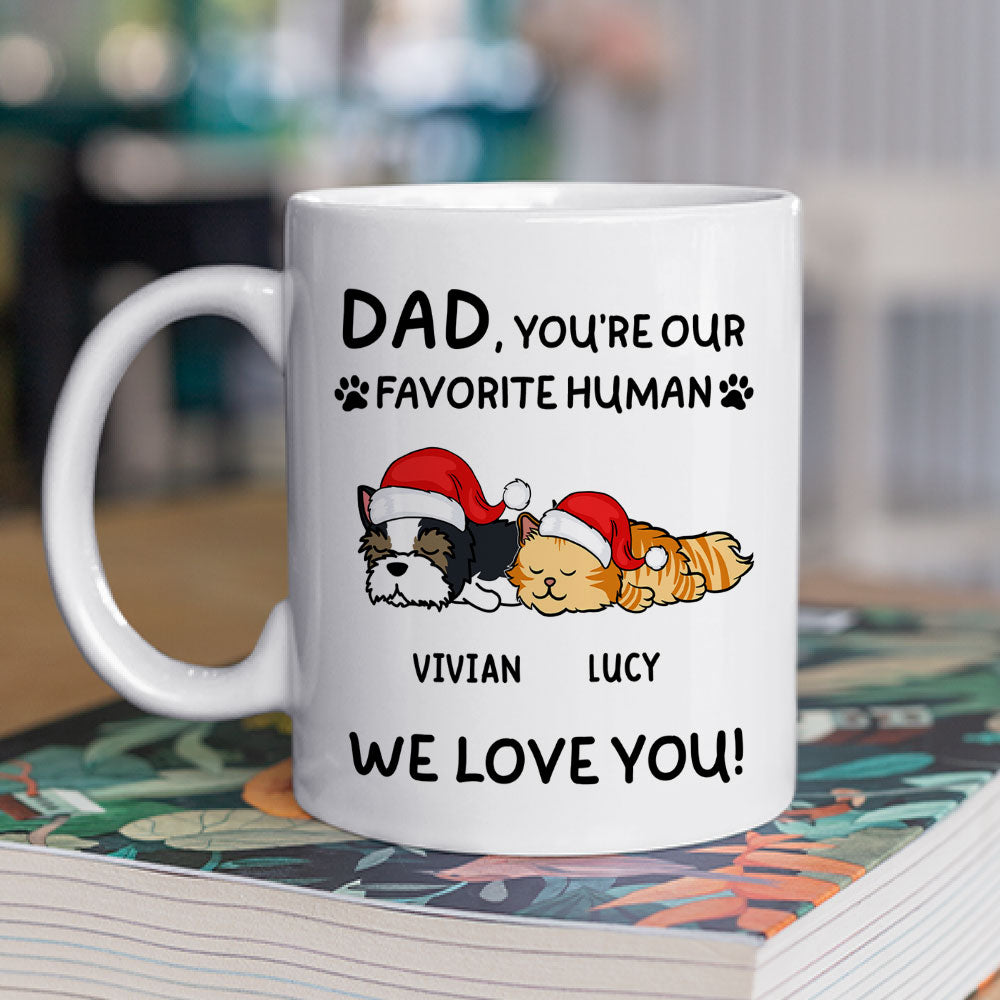 Custom Photo Mother's day Birthday Gifts For Cat Mom, Cat Lovers • Favorite Pet - Personalized Coffee Mug