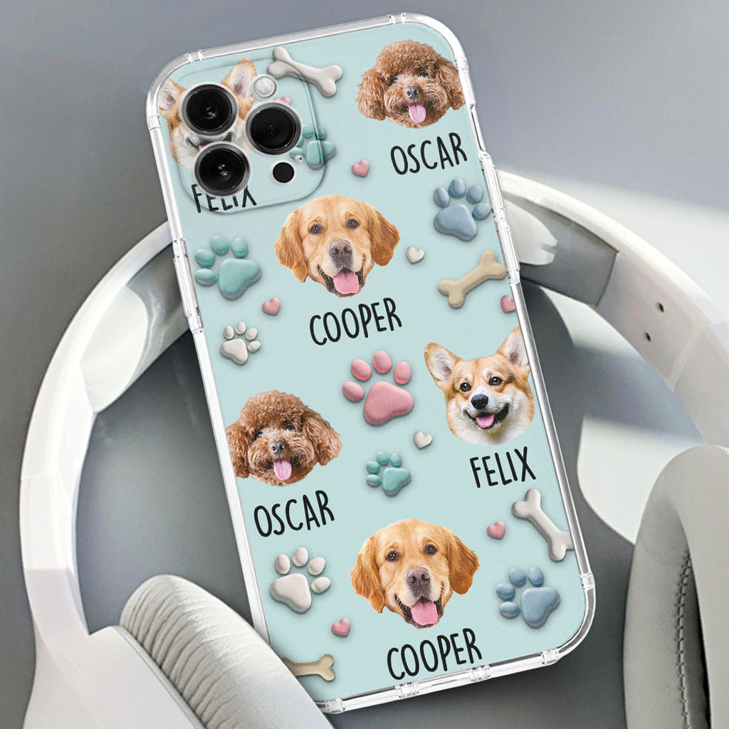 Dog Face - Personalized 3D Effect Phone Case