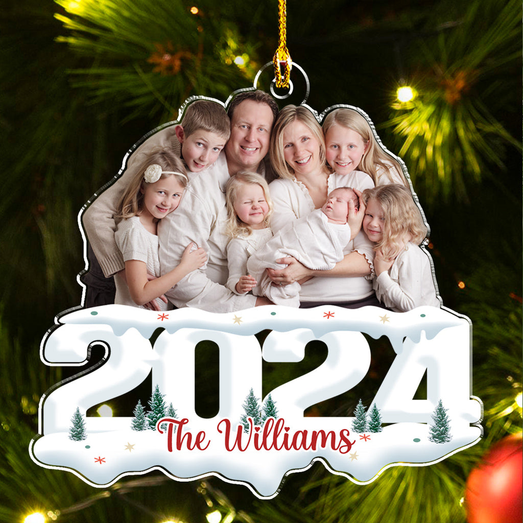 Photo Joy Of Christmas 2024 - Personalized Acrylic Ornament