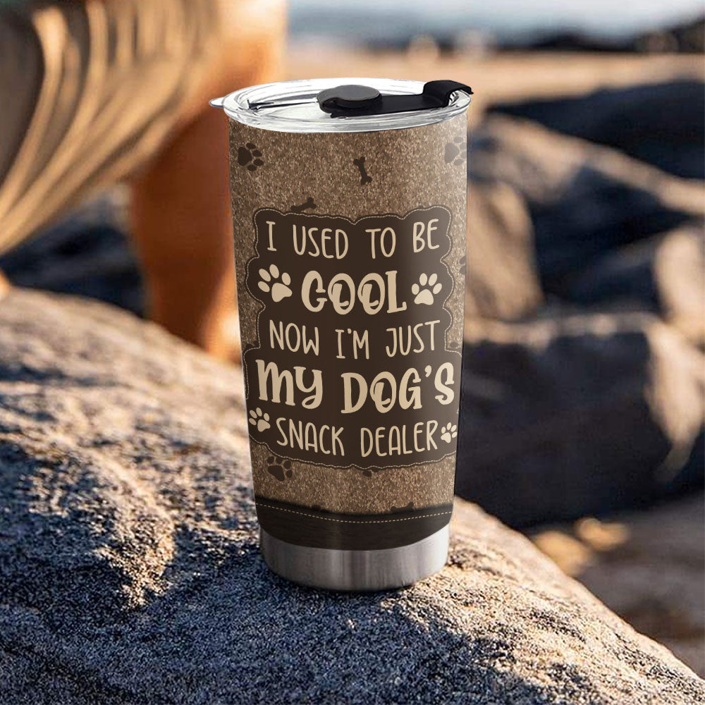 Custom Christmas Birthday Gifts For Dog Lovers • I Used To Be Cool - Personalized Tumbler
