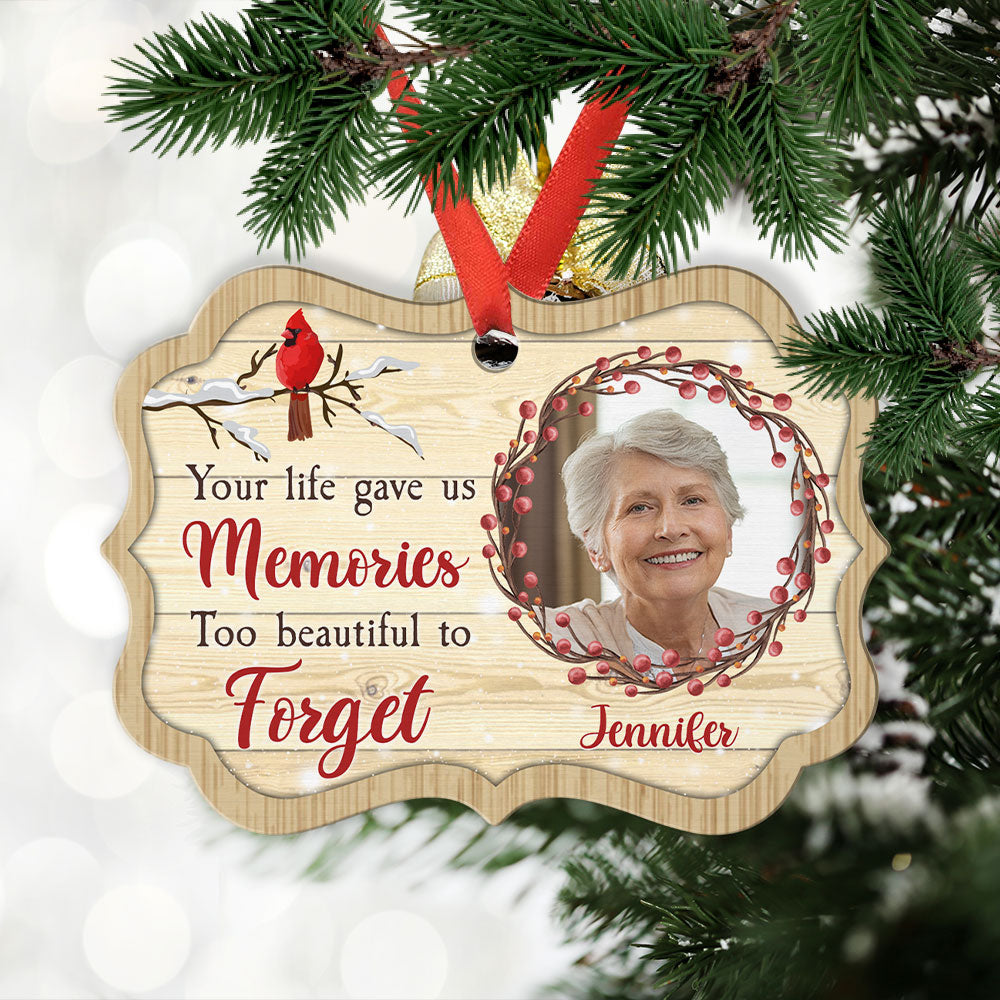 Beautiful Memories - Personalized Aluminum Ornament