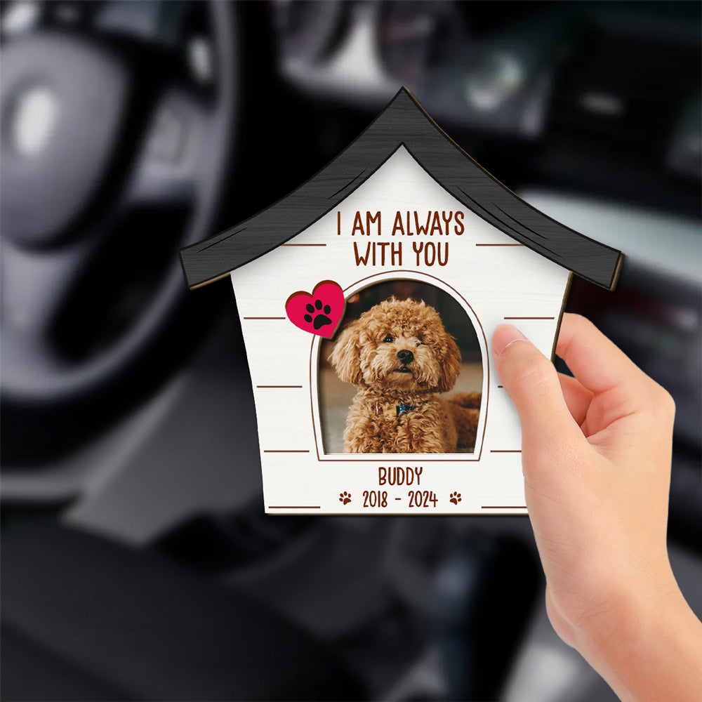 I Am With You - Personalized Car Visor Clip