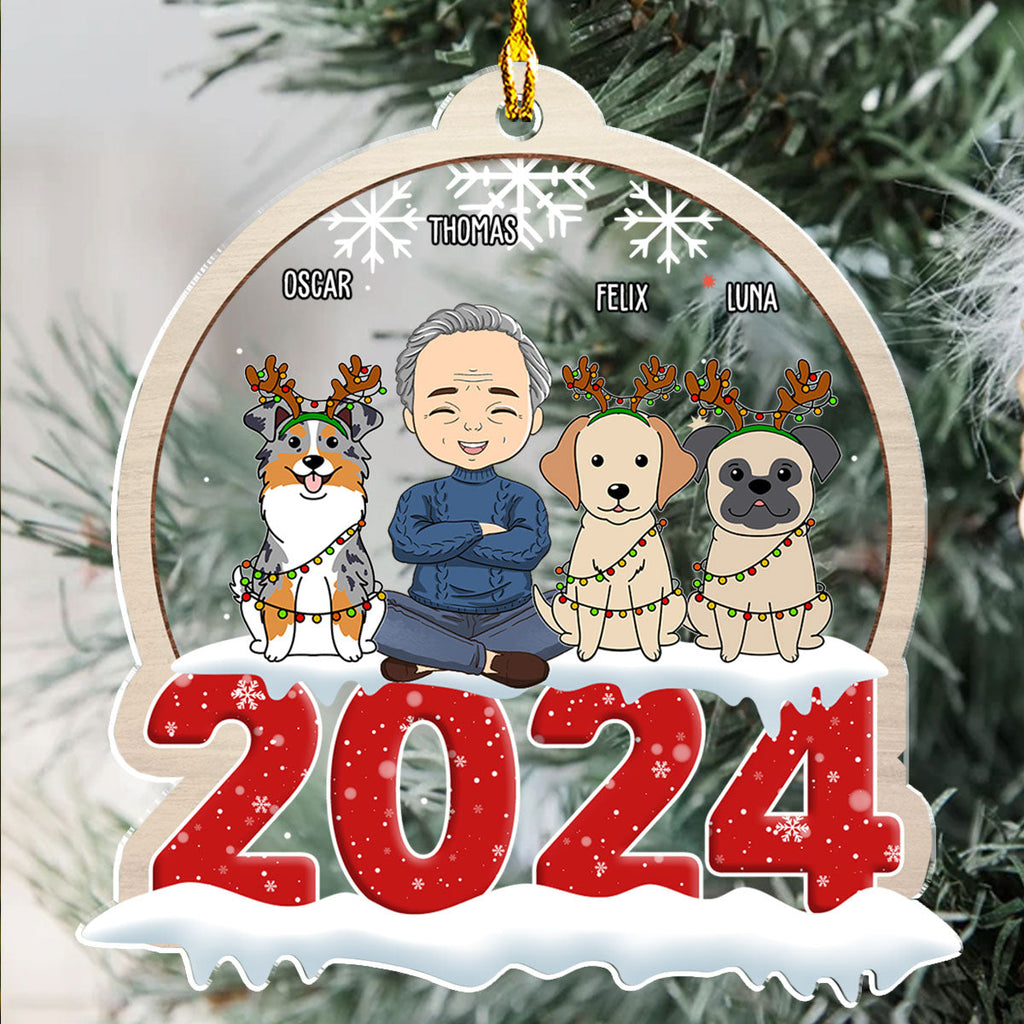 Pet Crystal Snow Globe - Personalized Acrylic Ornament
