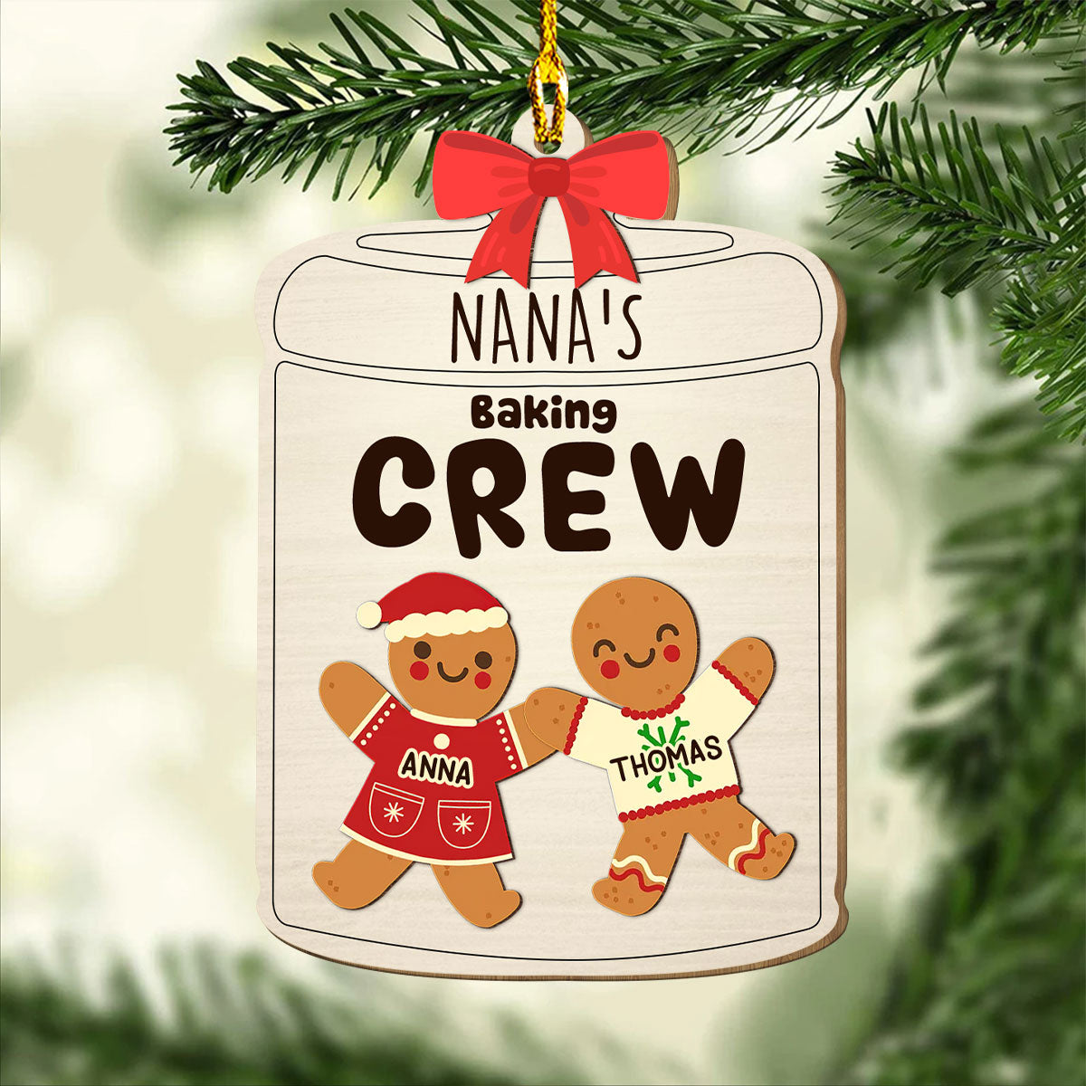 Perfect Batch - Personalized 1-layered Wood Ornament