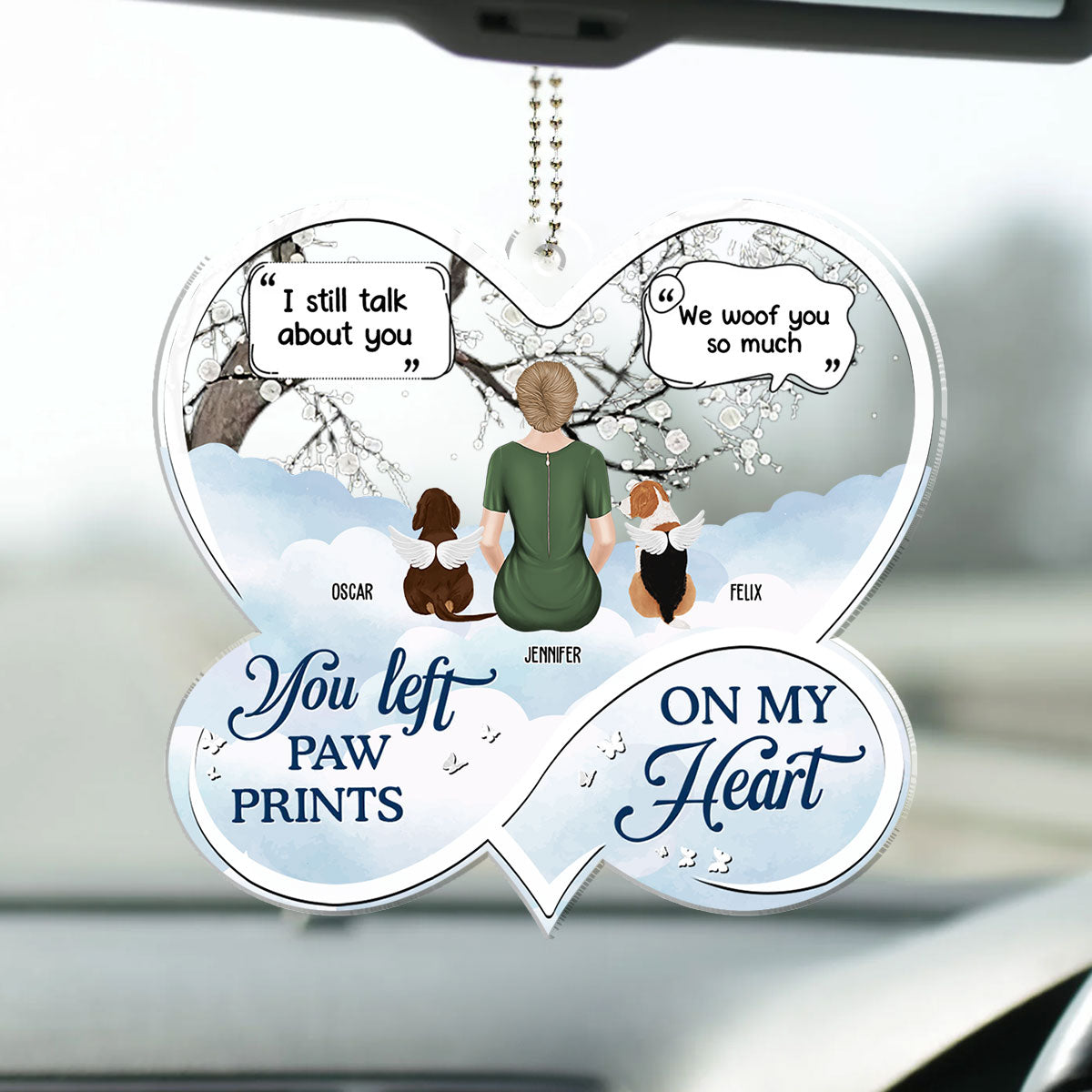 If Love Could Have Saved You -  Personalized Acrylic Car Ornament