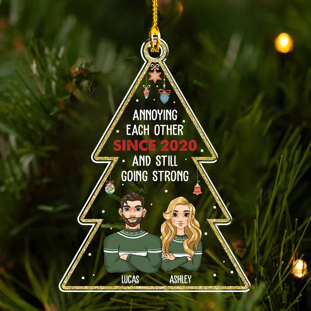 Annoying Each Other - Personalized Acrylic Ornament