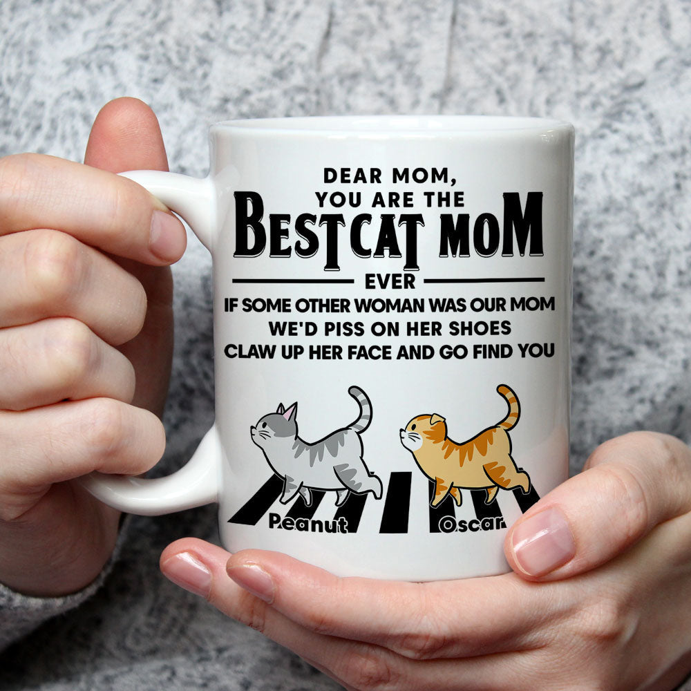 Custom Mother's day Birthday Gifts For Cat Mom, Cat Lovers • Cats Go Find You - Personalized Coffee Mug