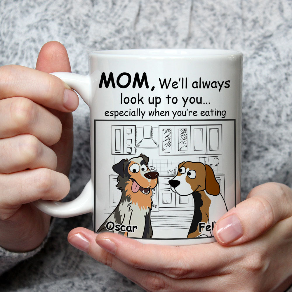 Custom Photo Christmas Birthday Gifts For Dog Lovers • Up To You - Personalized Coffee Mug