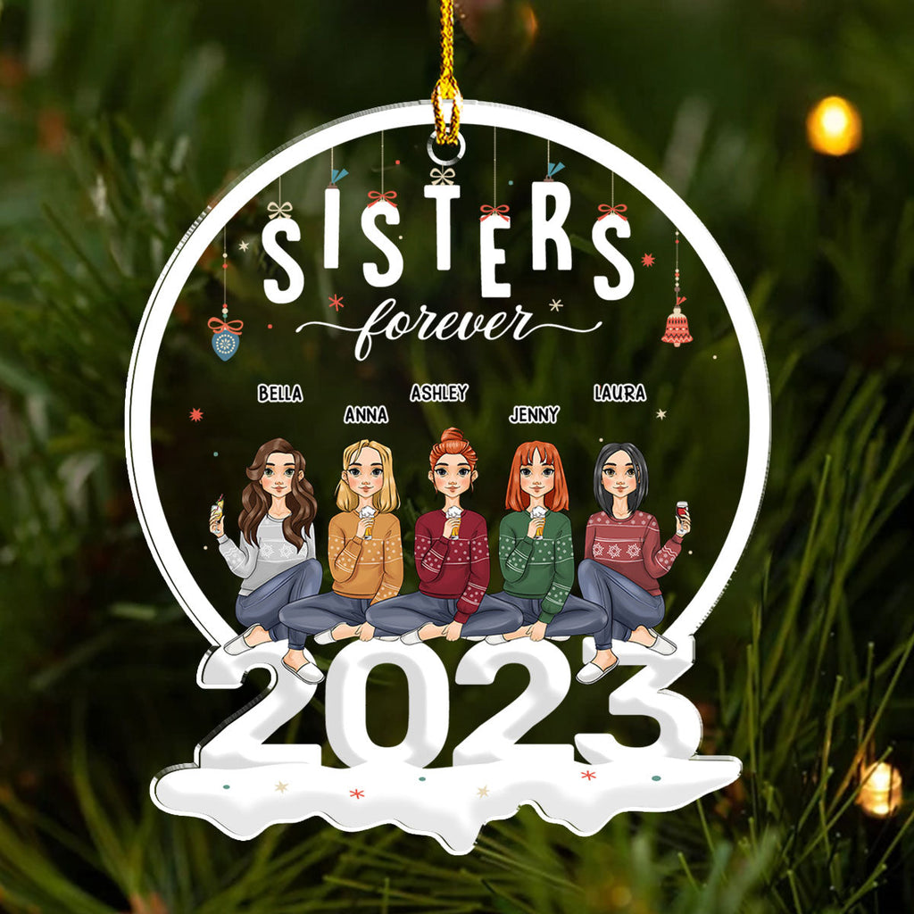Besties 2023 - Personalized Acrylic Ornament