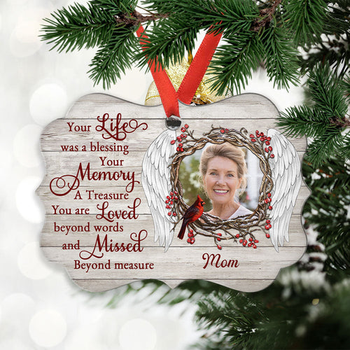 A Blessing Life - Personalized Aluminum Ornament