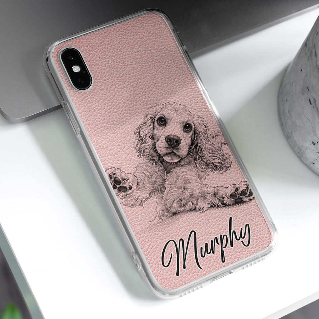 Happy Tail Lines - Personalized Phone Case