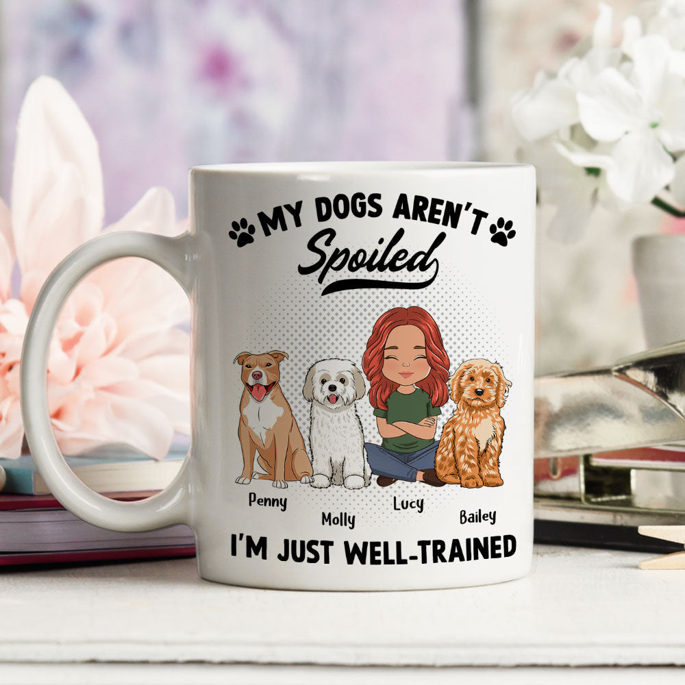 Custom Christmas Birthday Gifts For Dog Lovers • Spoiled Dog - Personalized Coffee Mug