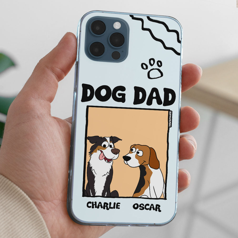 Funny Dog Cartoon - Personalized Phone Case