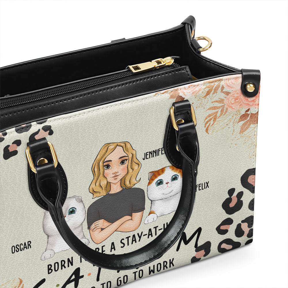 Stay At Home - Personalized Leather Bag