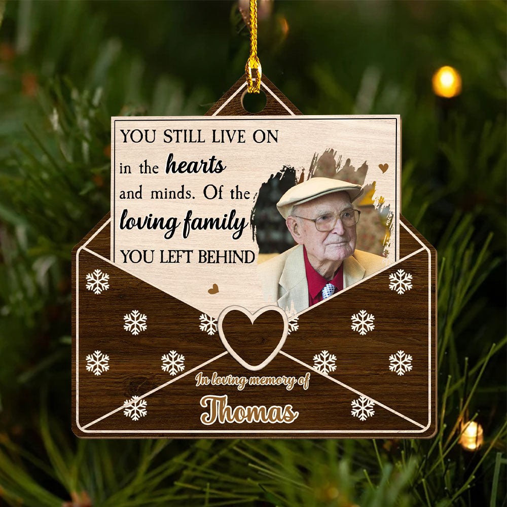 Still Live On - Personalized 1-layered Wood Ornament