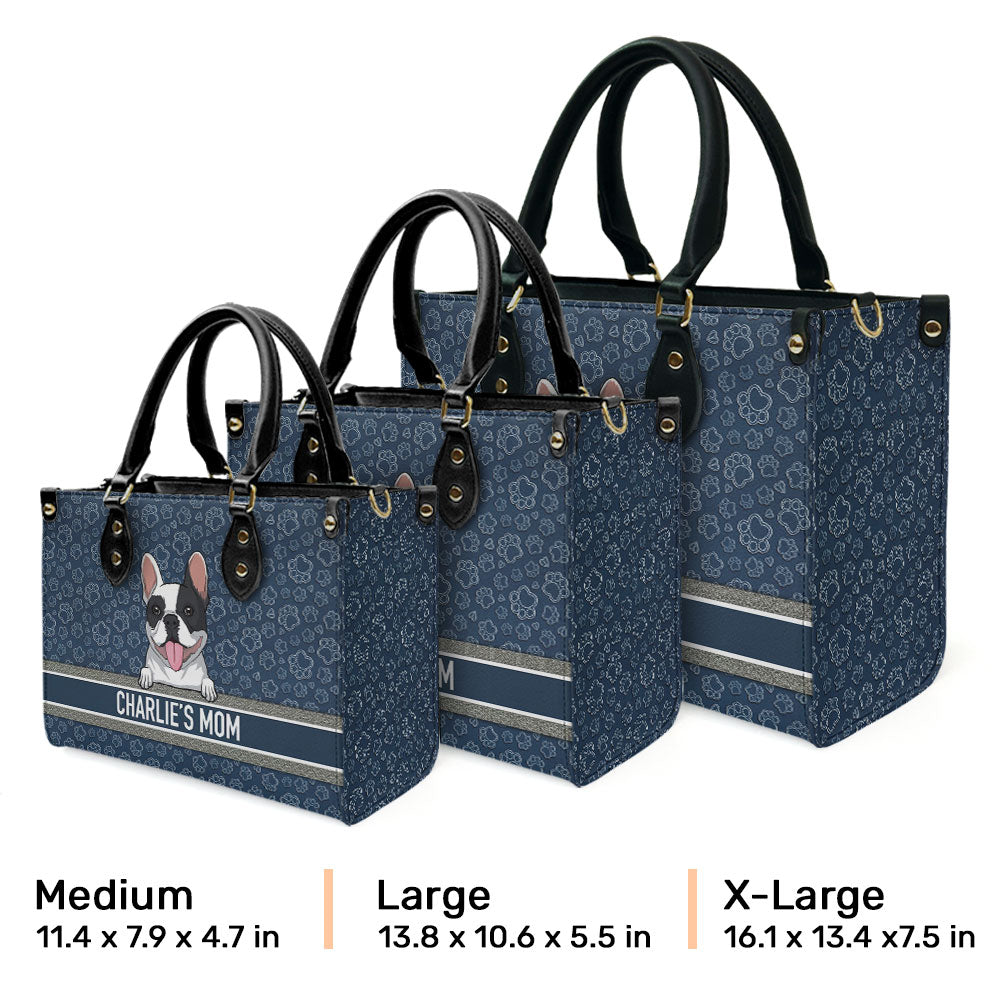 Dog Mom Basic - Personalized Leather Bag