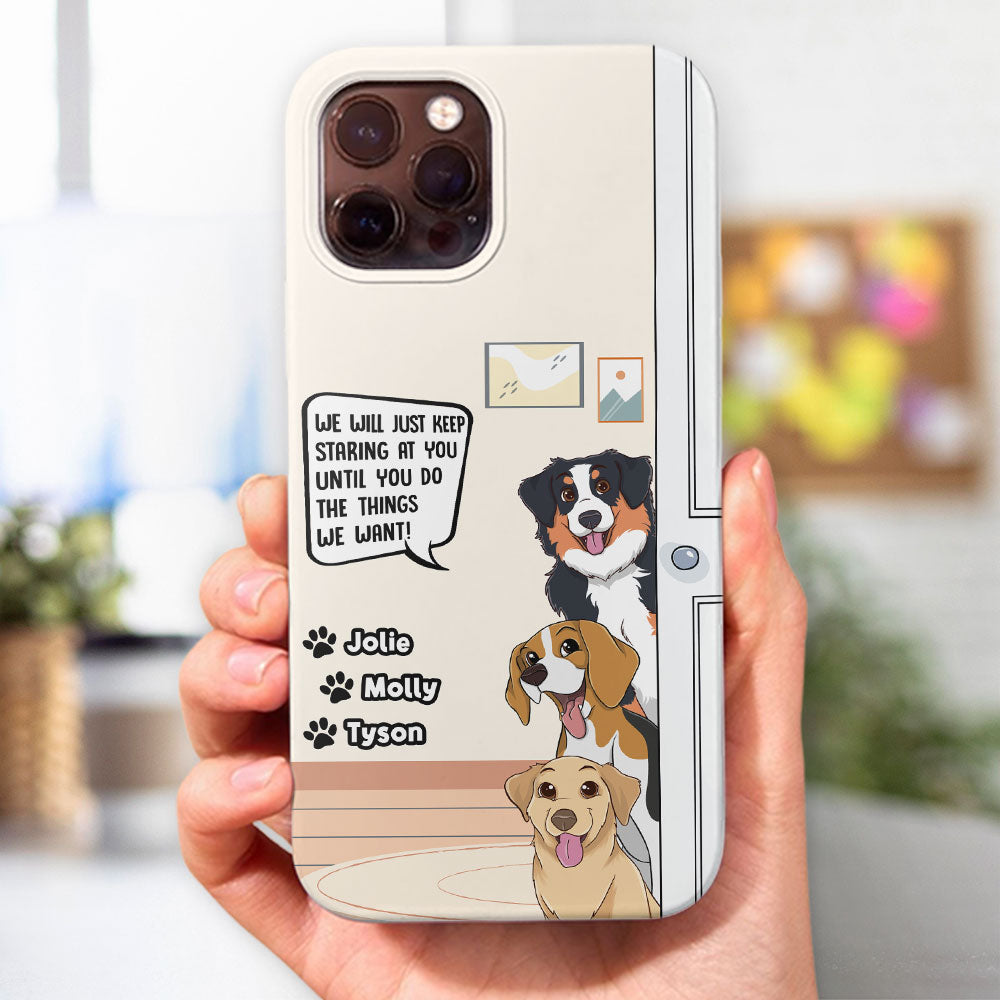 Keep Staring - Personalized Phone Case