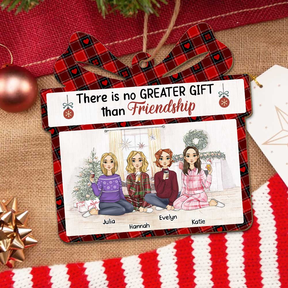 Greater Gift - Personalized 1-layered Wood Ornament