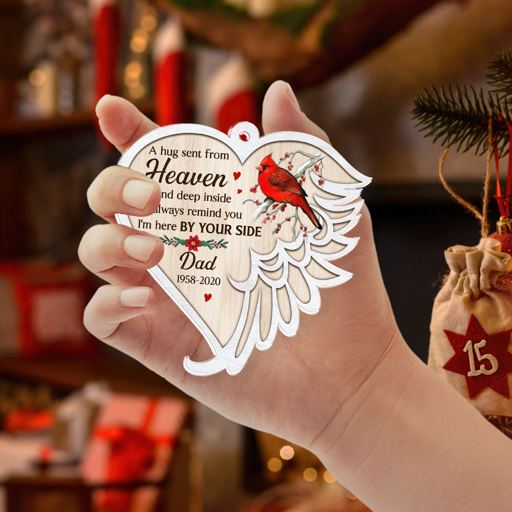 A Hug From Heaven - Personalized Acrylic Ornament