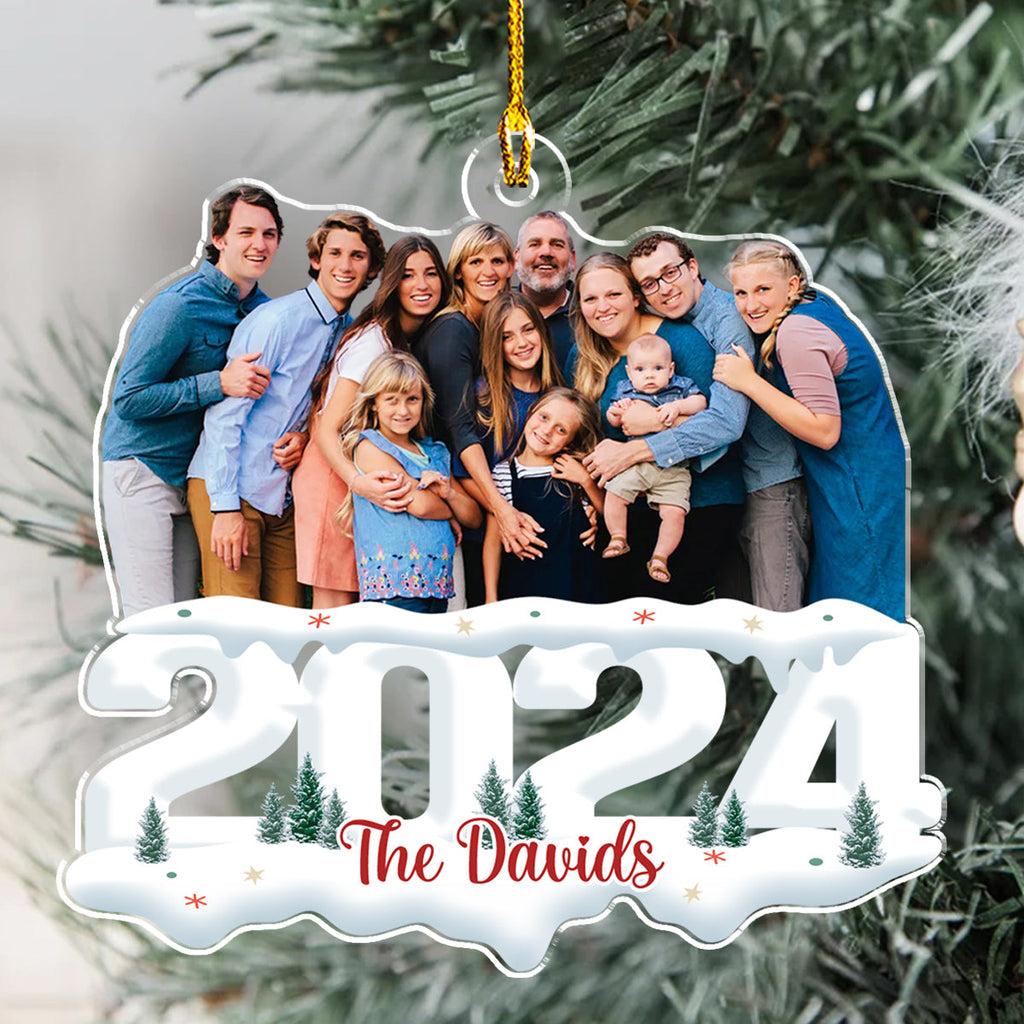 Photo Joy Of Christmas 2024 - Personalized Acrylic Ornament