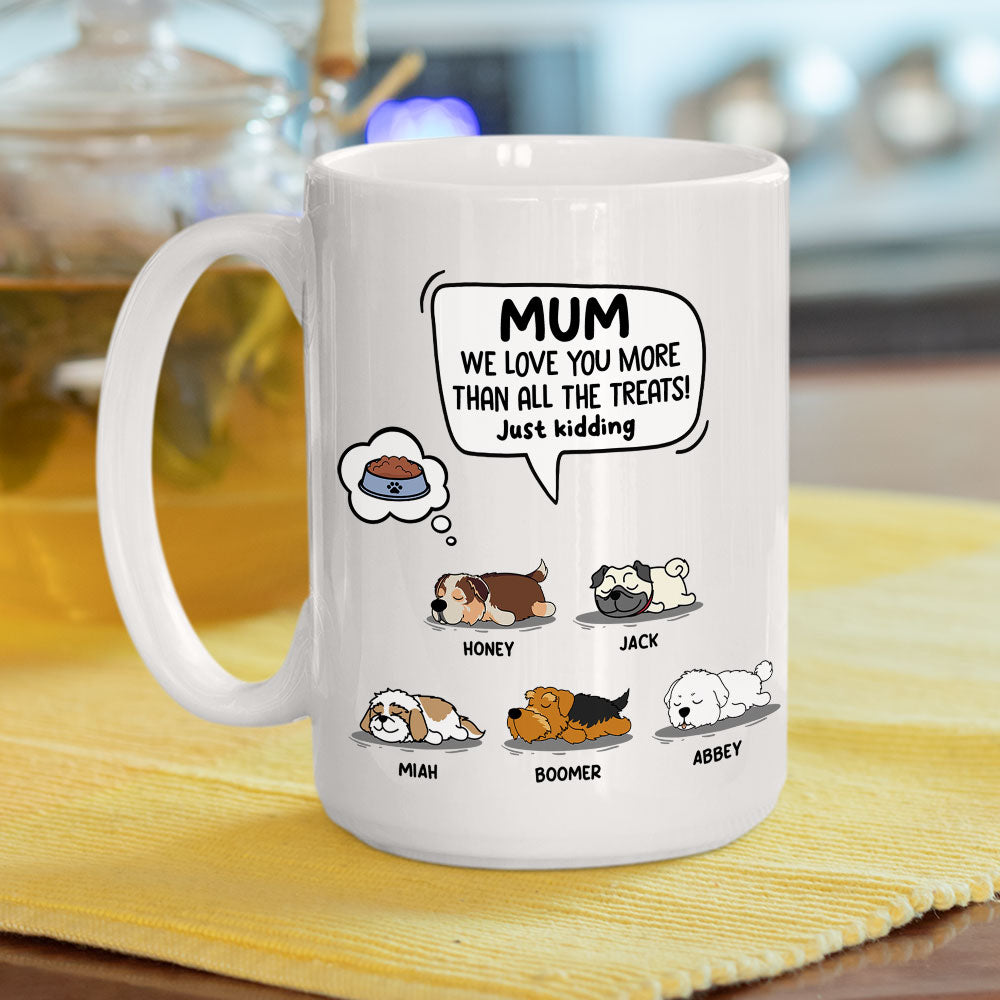 Custom Mother's day Birthday Gifts For Cat Mom, Cat Lovers • Pet Just Kidding - Personalized Coffee Mug