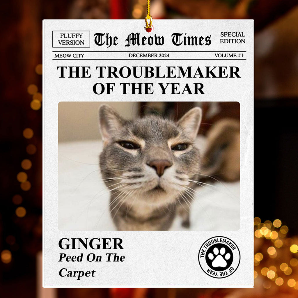 The Pet Times - Personalized Acrylic Ornament