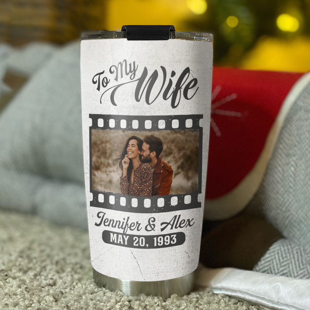 The Day I Met You - Personalized Tumbler
