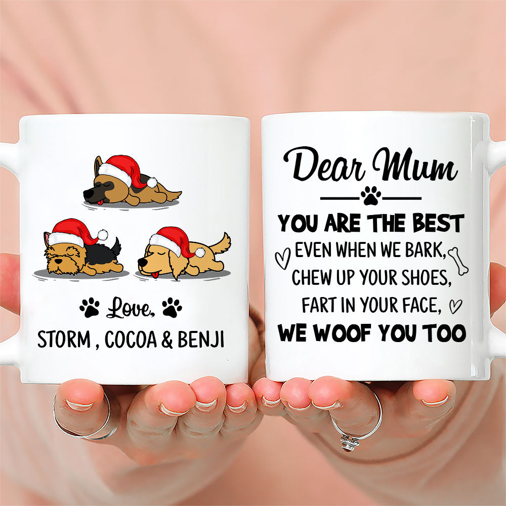 Custom Photo Christmas Birthday Gifts For Dog Lovers • Still Woof Me - Personalized Coffee Mug