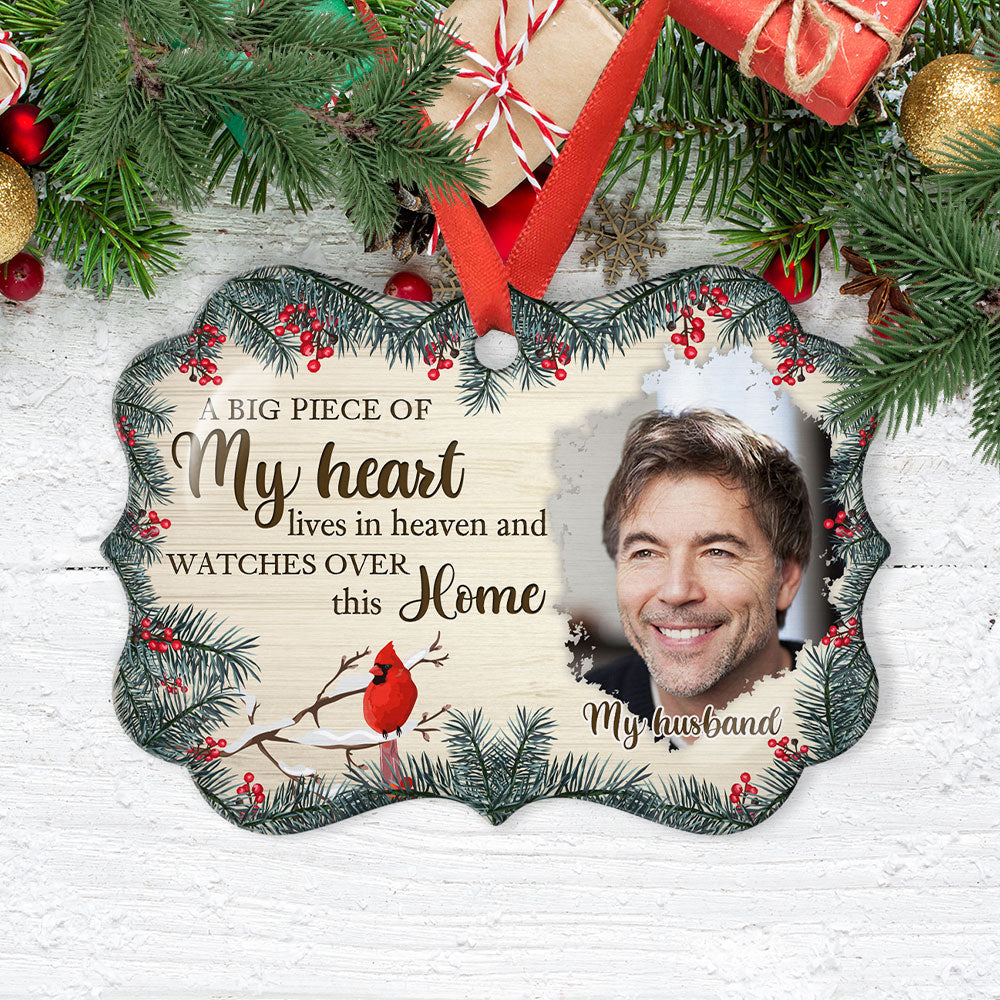 Watch Over This Home - Personalized Aluminum Ornament