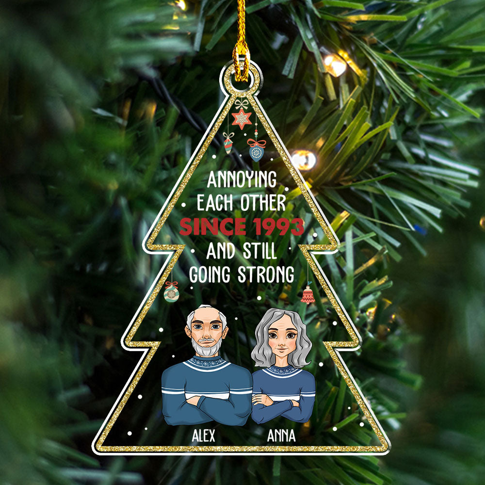 Annoying Each Other - Personalized Acrylic Ornament