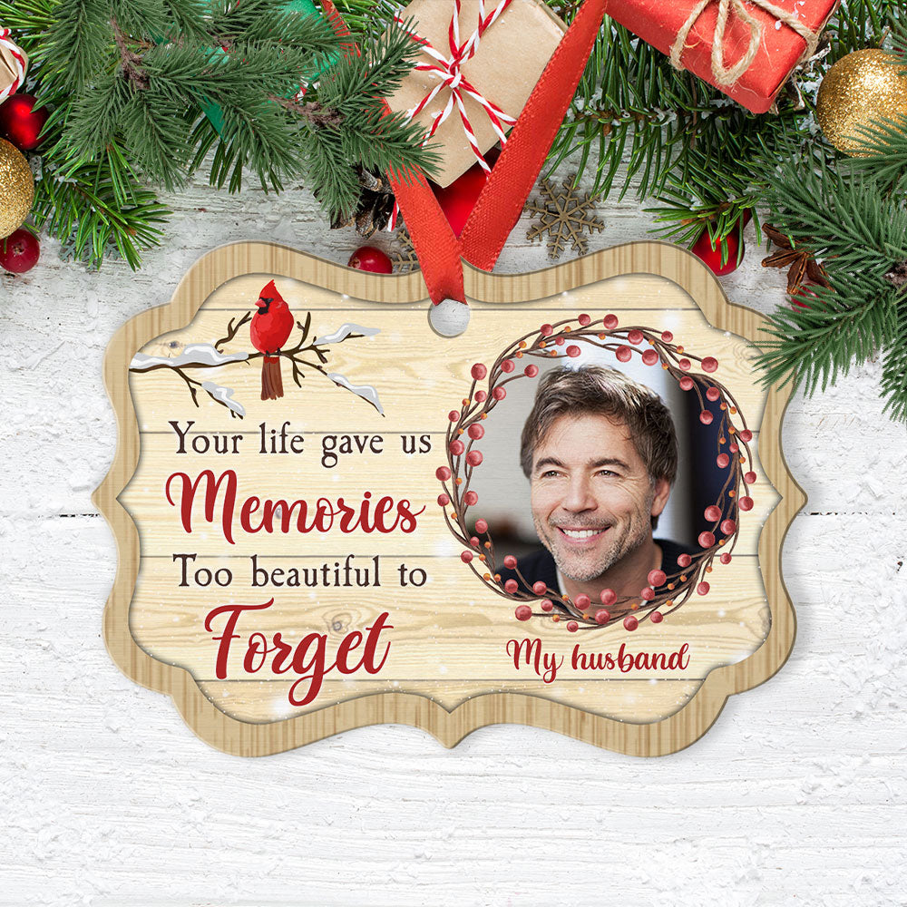 Beautiful Memories - Personalized Aluminum Ornament