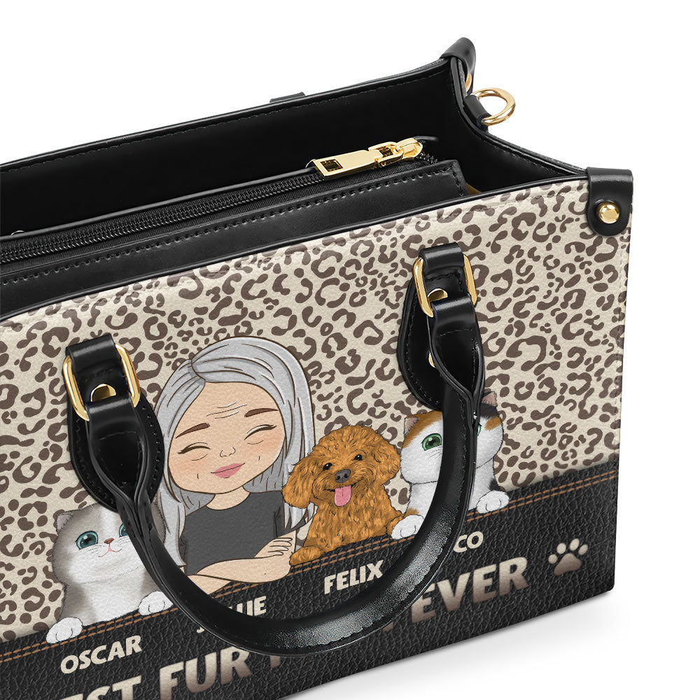 Best Mom Ever - Personalized Leather Bag