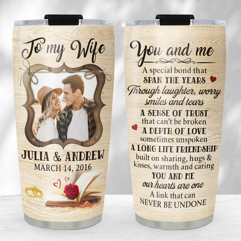 Our Hearts Are One - Personalized Tumbler