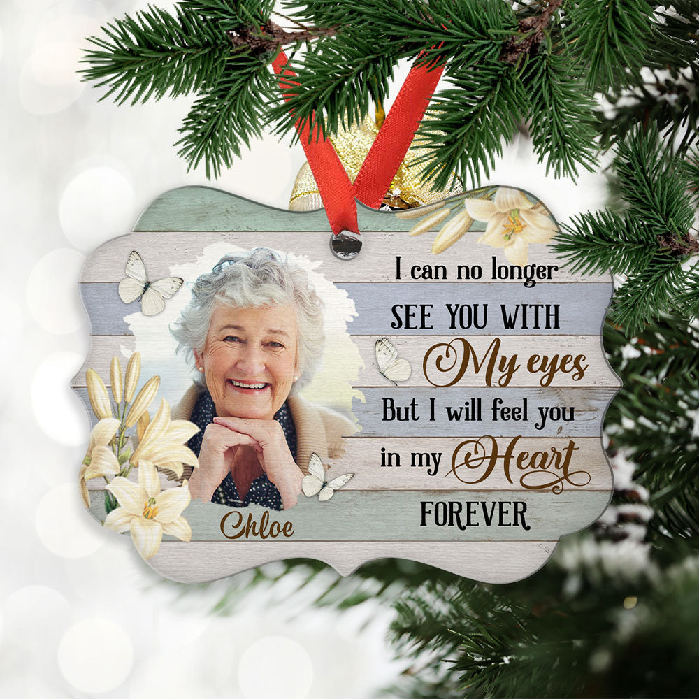 Deep In My Heart - Personalized Aluminum Ornament