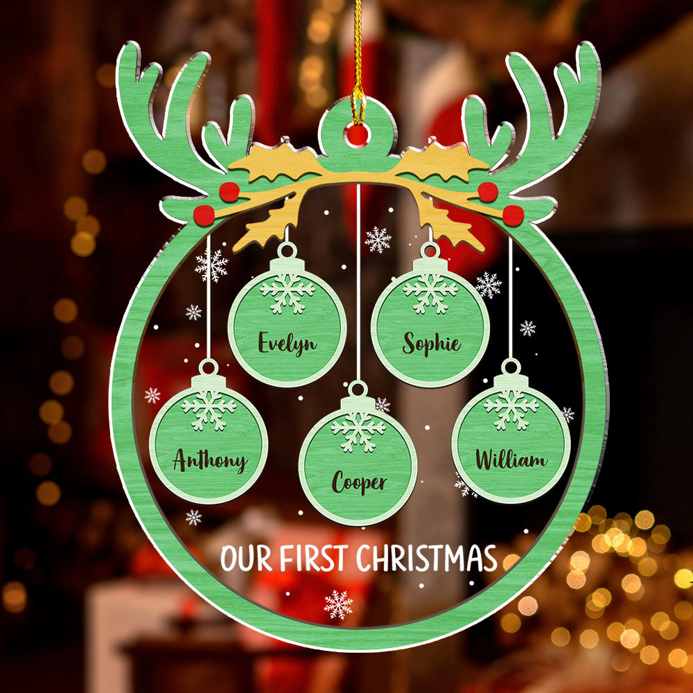 Red Paw Charm - Personalized Acrylic Ornament