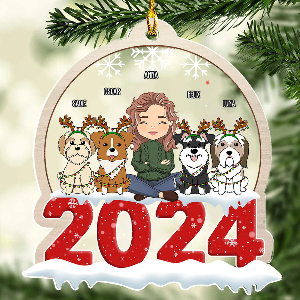 Pet Crystal Snow Globe - Personalized Acrylic Ornament