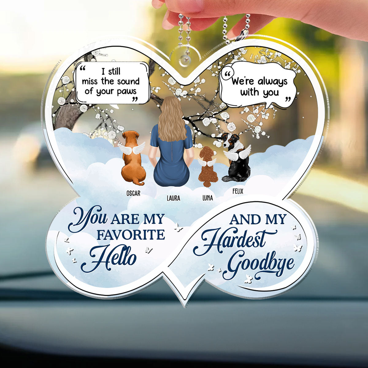 If Love Could Have Saved You -  Personalized Acrylic Car Ornament