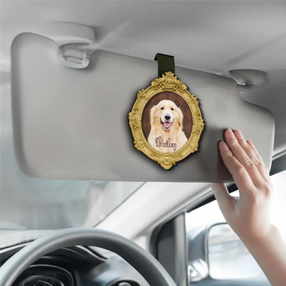 Royal Frame - Personalized Car Visor Clip