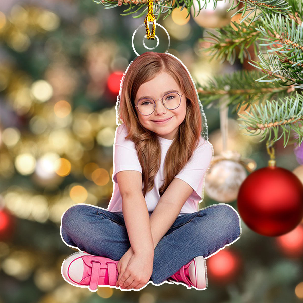 Photo Baby Christmas - Personalized Acrylic Ornament
