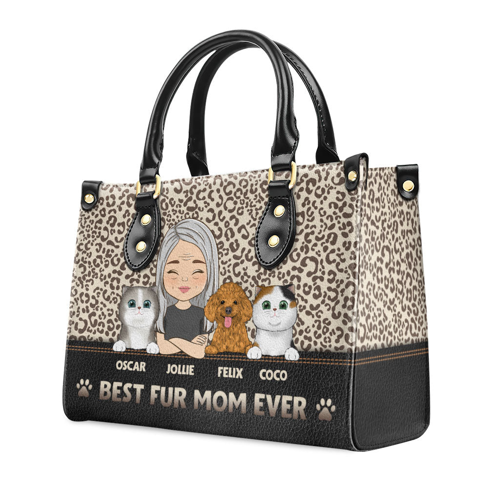 Best Mom Ever - Personalized Leather Bag