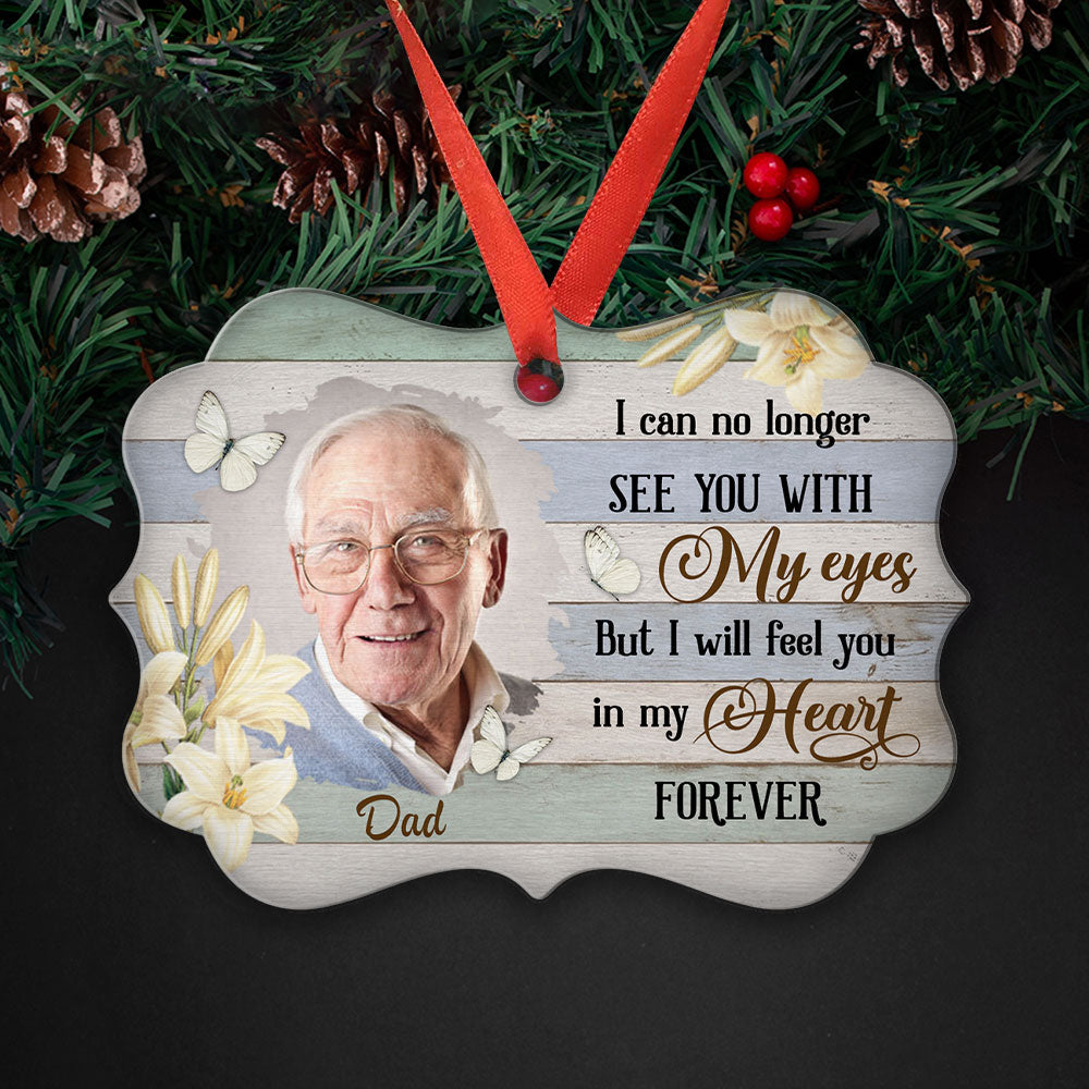 Deep In My Heart - Personalized Aluminum Ornament
