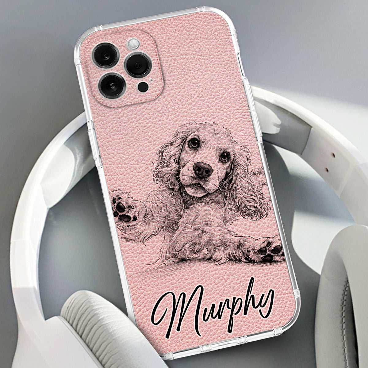 Happy Tail Lines - Personalized Phone Case