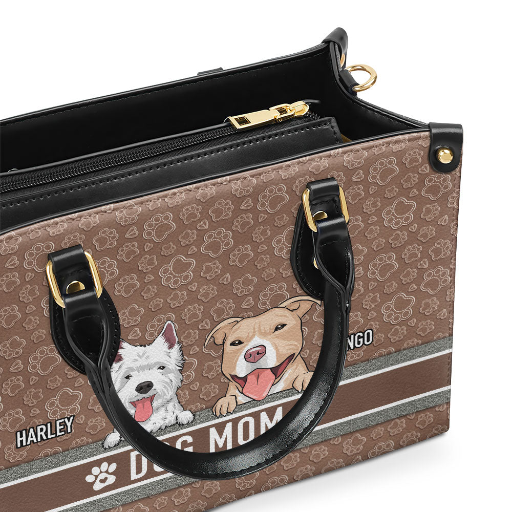 Dog Mom Basic - Personalized Leather Bag