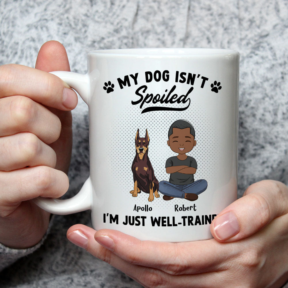 Custom Christmas Birthday Gifts For Dog Lovers • Spoiled Dog - Personalized Coffee Mug